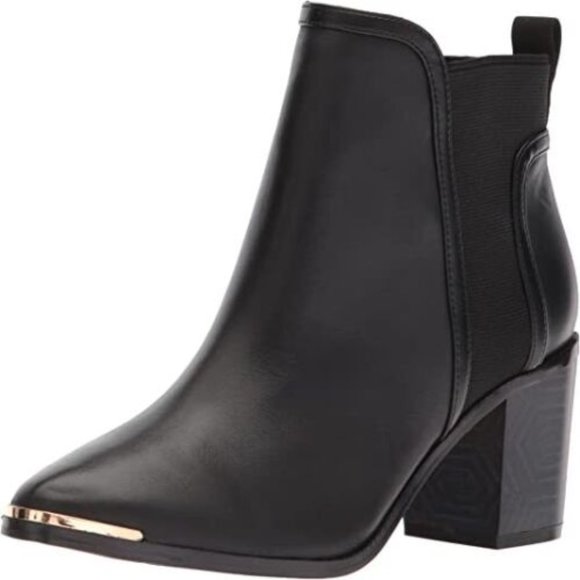 Ted Baker Black Leihana ANKLE boots US 8.5 NWB - Picture 1 of 9